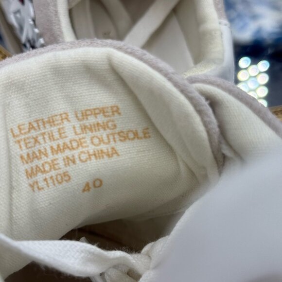 🆕 KURT GEIGER LONDON 🧿NWOB Laney Flower Embellished Sneakers, Bone, Sz 40 US 9 - Picture 16 of 16